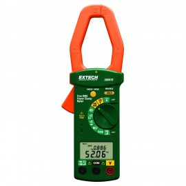 Extech 380976-K-NIST Single/Three Phase 1000A AC Power Clamp Meter Kit,    includes Traceable Certificate