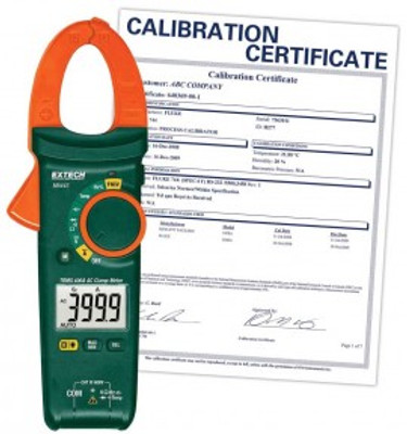 Extech MA443 True RMS AC Clamp Meter with 10 Functions & NCV, 400A, includes Traceable Certificate Extech MA443 True RMS AC Clamp Meter with 10 Functions & NCV, 400A, includes Traceable Certificate