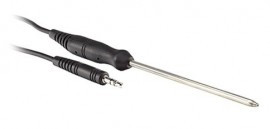 Extech TP832 Thermistor Probe, Stainless Steel with Handle