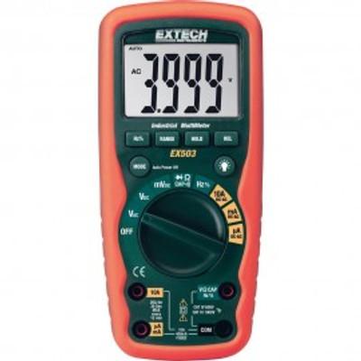 Extech EX503 Heavy Duty Industrial Multimeter, 10A