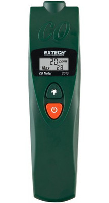 Extech CO15 Carbon Monoxide Meter, 999ppm Extech CO15 Carbon Monoxide Meter, 999ppm