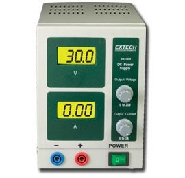 Extech 382200 Single Output DC Power Supply, 30V/1A