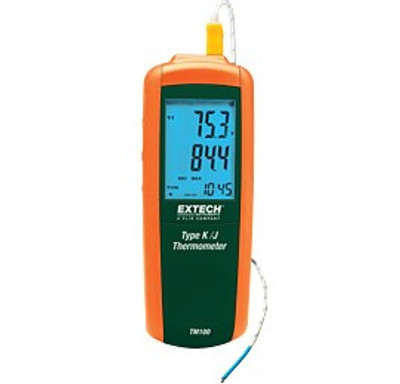 Extech TM100-NIST Single Input Type J/K Thermometer  includes Traceable Certificate Extech TM100-NIST Single Input Type J/K Thermometer  includes Traceable Certificate