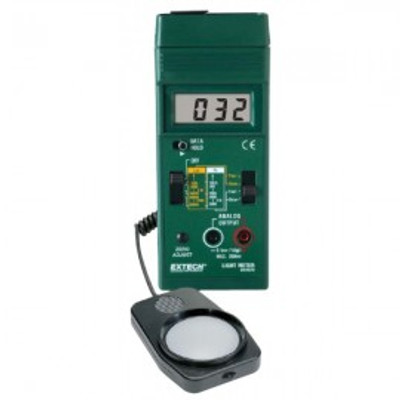 Extech 401025-NIST Light Meter, 5000 Fc/50,000 Lux, includes Traceable Certificate Extech 401025-NIST Light Meter, 5000 Fc/50,000 Lux, includes Traceable Certificate