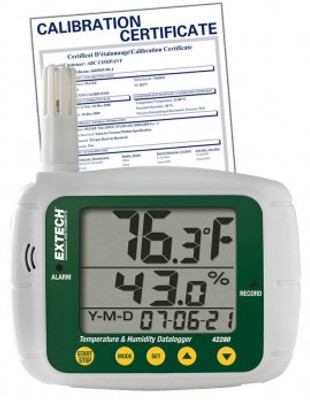 Extech 42280Temperature/Humidity Data Logger, includes Traceable Certificate Extech 42280Temperature/Humidity Data Logger, includes Traceable Certificate