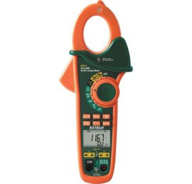 Extech EX613-NIST Dual Input Clamp Meter and NCV, 400A AC/DC  includes Traceable Certificate