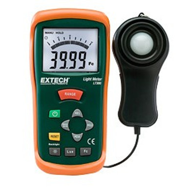 Extech LT300-NIST Light Meter, 40,000 Fc/400,000 Lux, includes Traceable Certificate Extech LT300-NIST Light Meter, 40,000 Fc/400,000 Lux, includes Traceable Certificate