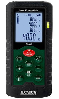 Extech DT40M Laser Distance Meter, 40M Extech DT40M Laser Distance Meter, 40M