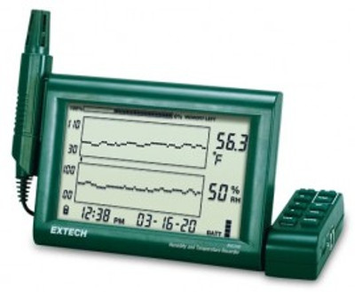 Extech RH520B Humidity and Temperature Chart Recorder with detachable probe