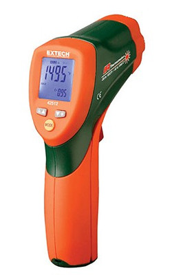 Extech 42512 30:1 Dual Laser Infrared (IR) Thermometer, -58 to 1832°F Extech 42512 30:1 Dual Laser Infrared (IR) Thermometer, -58 to 1832°F