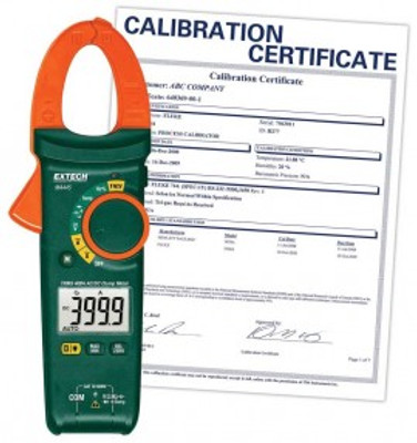 Extech MA445 True RMS AC Clamp Meter with 11 Functions & NCV, 400A, includes Traceable Certificate Extech MA445 True RMS AC Clamp Meter with 11 Functions & NCV, 400A, includes Traceable Certificate