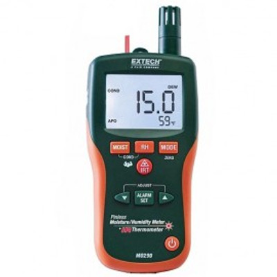 Extech MO290-NIST Pinless Moisture Psychrometer/IR Meter, includes Traceable Certificate Extech MO290-NIST Pinless Moisture Psychrometer/IR Meter, includes Traceable Certificate