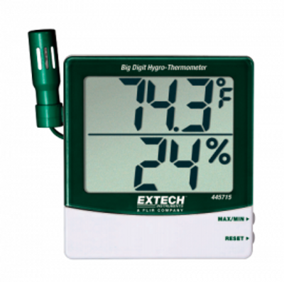 Extech 445715 Big Digit Remote Probe Hygro-Thermometer Extech 445715 Big Digit Remote Probe Hygro-Thermometer