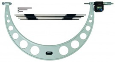 Mitutoyo 340-521 Series 340 Digimatic Outside Micrometer with Interchangeable Anvils, 400 to 500 mm, Metric Mitutoyo 340-521 Series 340 Digimatic Outside Micrometer with Interchangeable Anvils, 400 to 500 mm, Metric