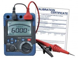 REED R5002-NIST Digital High Voltage Insulation Tester,   includes Traceable Calibration Certificate