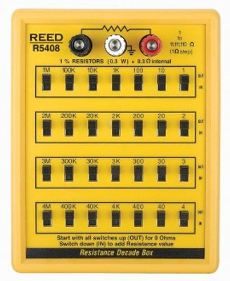 REED R5408 Resistance Decade Box REED R5408 Resistance Decade Box
