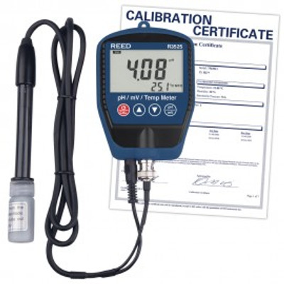 REED R3525-NIST pH/mV Meter with Temperature, includes Traceable Certificate REED R3525-NIST pH/mV Meter with Temperature, includes Traceable Certificate
