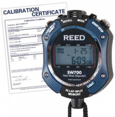 REED SW700-NIST Heat Stress Stopwatch, includes Traceable Certificate REED SW700-NIST Heat Stress Stopwatch, includes Traceable Certificate