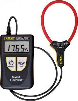 AEMC 400D-10 True RMS Digital FlexProbe with Ø2.75" Sensor, 4A, 40A AC, 400A AC