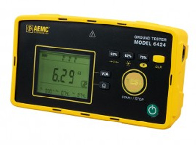 AEMC 6424 Ground Resistance Tester, 3-point, 0.1 to 600 VAC/DC