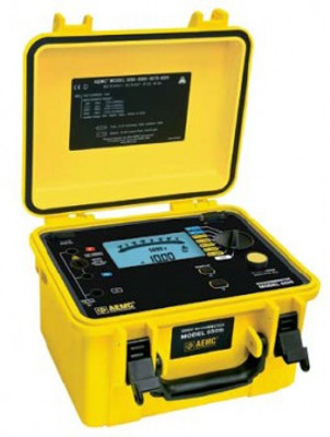 AEMC 6505 Digital Megohmmeter with Analog Bargraph and Auto DAR/PI, 5000V AEMC 6505 Digital Megohmmeter with Analog Bargraph and Auto DAR/PI, 5000V