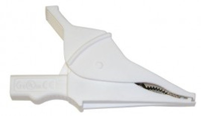 AEMC 2140.55 Safety Alligator Clip, White AEMC 2140.55 Safety Alligator Clip, White