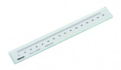 Mitutoyo 182-513-10 Glass Scale with GB inspection certificate, 150 mm, 0.1 mm Mitutoyo 182-513-10 Glass Scale with GB inspection certificate, 150 mm, 0.1 mm
