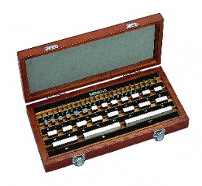 Mitutoyo 516-964-10 Metric Gauge Block Steel Set, 47, Grade 2