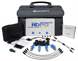 Dranetz HDPQ-SPGA550PKG Guide SP Power Quality Analyzer Package with four 100 A clamp-on current transformers, 15 mm