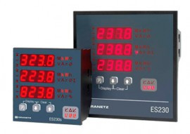 Dranetz ES2301AE Advanced Energy DataNode DIN144 Panel Meter, 1A, Ethernet Interface