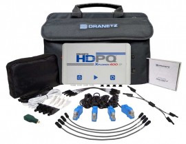 Dranetz HDPQ-SPX4A550PKG Xplorer SP Power Quality Analyzer Package with four 100 A clamp-on current transformers, 15 mm