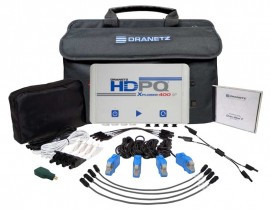 Dranetz HDPQ-SPX4A10PKG Xplorer SP Power Quality Analyzer Package with four 10 A clamp-on current transformers, 15 mm