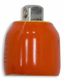 Cementex 38F14M Insulated Socket Adapter, 0.38" F to 0.25" M