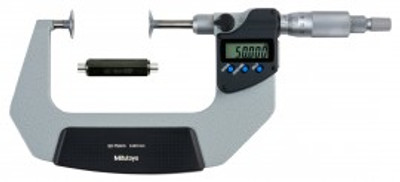 Mitutoyo 369-252-30 Series 369 Digimatic Disk Micrometer with Non-Rotating Spindle, 50 to 75 mm Mitutoyo 369-252-30 Series 369 Digimatic Disk Micrometer with Non-Rotating Spindle, 50 to 75 mm