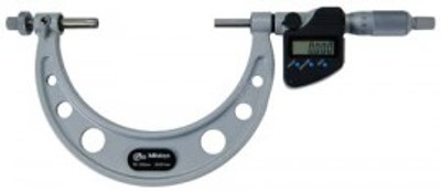 Mitutoyo 324-254-30 Series 324 Interchangeable Ball Anvil-Type Gear Tooth Micrometer, 75 to 100 mm