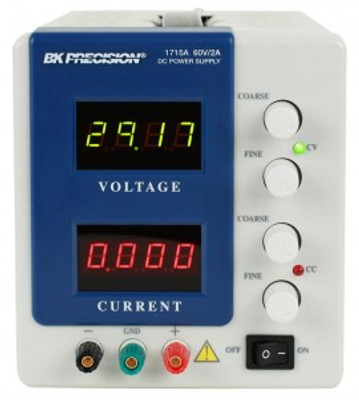 B&K 1715A Single Output DC Power Supply, 0 to 60 V, 0 to 2 A B&K 1715A Single Output DC Power Supply, 0 to 60 V, 0 to 2 A