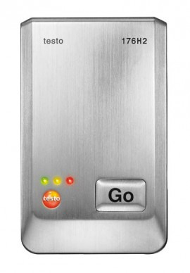 Testo 176 H2 4-Channel Metal Temperature/Humidity Data Logger with 2 external NTC