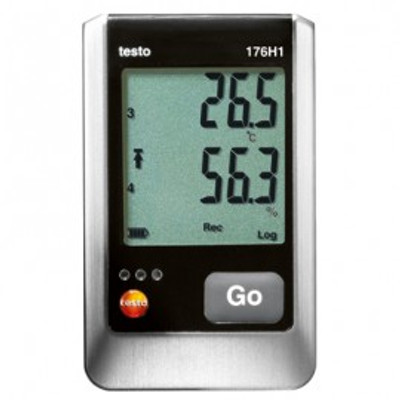 Testo 176 H1 4-Channel Temperature/Humidity Data Logger with 2 external NTC Testo 176 H1 4-Channel Temperature/Humidity Data Logger with 2 external NTC