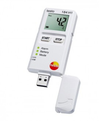 Testo 184-H1 USB Temperature/Humidity Data Logger with LCD, unlimited Testo 184-H1 USB Temperature/Humidity Data Logger with LCD, unlimited