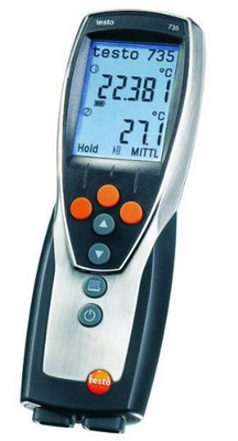 Testo 735-1 3-Channel RTD/Thermocouple Thermometer Testo 735-1 3-Channel RTD/Thermocouple Thermometer