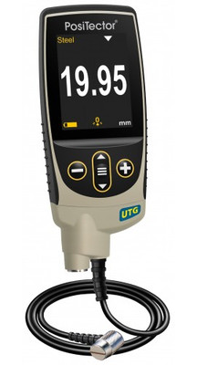 DeFelsko UTGCLF3 PosiTector Advanced Ultrasonic Thickness Gauge with low frequency probe DeFelsko UTGCLF3 PosiTector Advanced Ultrasonic Thickness Gauge with low frequency probe