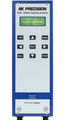 B&K Precision 603B Battery Capacity Analyzer with record storage, 6V and 12V