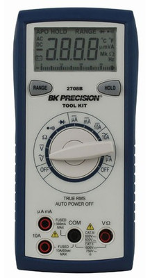 B&K Precision 2708B Auto Ranging True RMS Tool Kit Digital Multimeter B&K Precision 2708B Auto Ranging True RMS Tool Kit Digital Multimeter