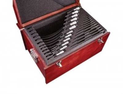 Starrett ST436EXRLZ Outside Micrometer Set, 0 to 12"