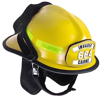 MSA 664DSY Cairns Invader 664 Modern Style Fire Helmet - Each