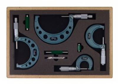 Mitutoyo 103-931 Outside Micrometer Economy Design Set, 0 To 4€š¬ Mitutoyo 103-931 Outside Micrometer Economy Design Set, 0 To 4€š¬