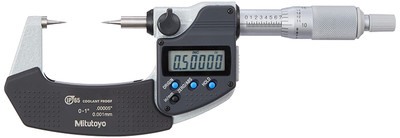 Mitutoyo 342-351-30 Point Micrometer 0-1"/ 25.4Mm Range-15° Point