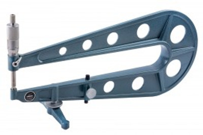 Mitutoyo 118-107 Series 118 Sheet Metal Micrometer, 0 To 1", 13" Throat