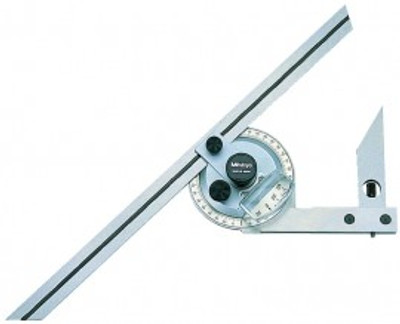Mitutoyo 187-901 Bevel Protractor, 150 / 300 Mm, 5 Min Mitutoyo 187-901 Bevel Protractor, 150 / 300 Mm, 5 Min