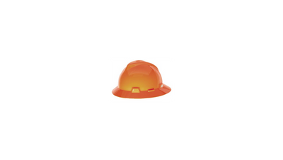 MSA 10104931 V-Gard Canadian Freedom Full Brim Hard Hat - Each